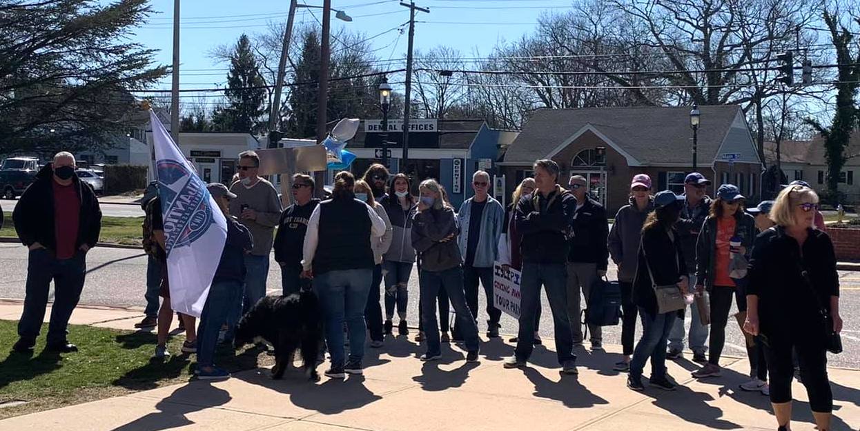Boaters of the 1,300-member Atlantique Boat Owners Association group hosted a protest at Islip Town hall on Saturday, March 27 in frustration with the management of Atlantique Marina. The group is expected to reconvene on Tuesday, April 6 at the same location.